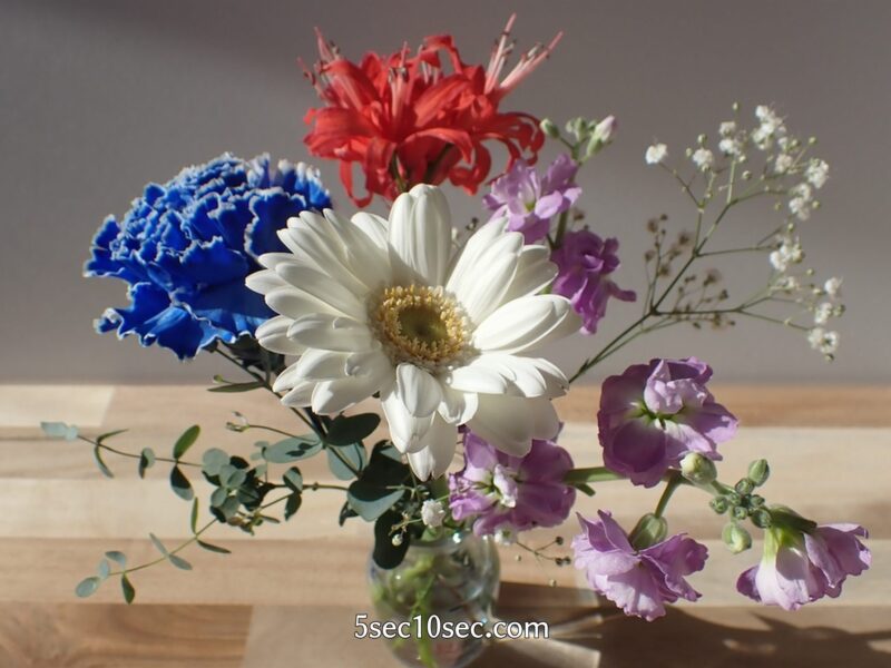 株式会社Crunch Style お花の定期便 Bloomee LIFE ブルーミーライフ 800円のレギュラープラン　立体的で色んな角度から楽しめます