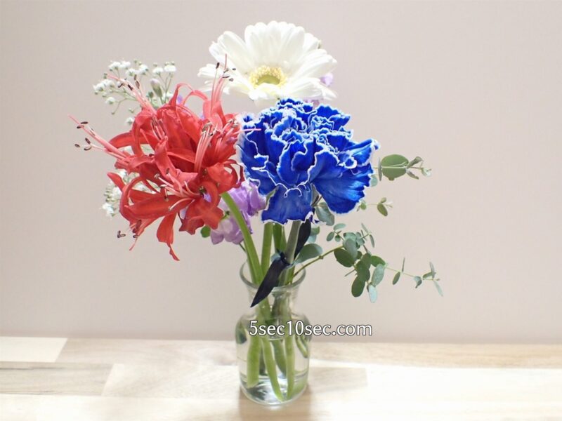株式会社Crunch Style お花の定期便 Bloomee LIFE ブルーミーライフ 800円のレギュラープラン　3回目に届いたお花です、届いた1日目の写真、届いた時から元気です