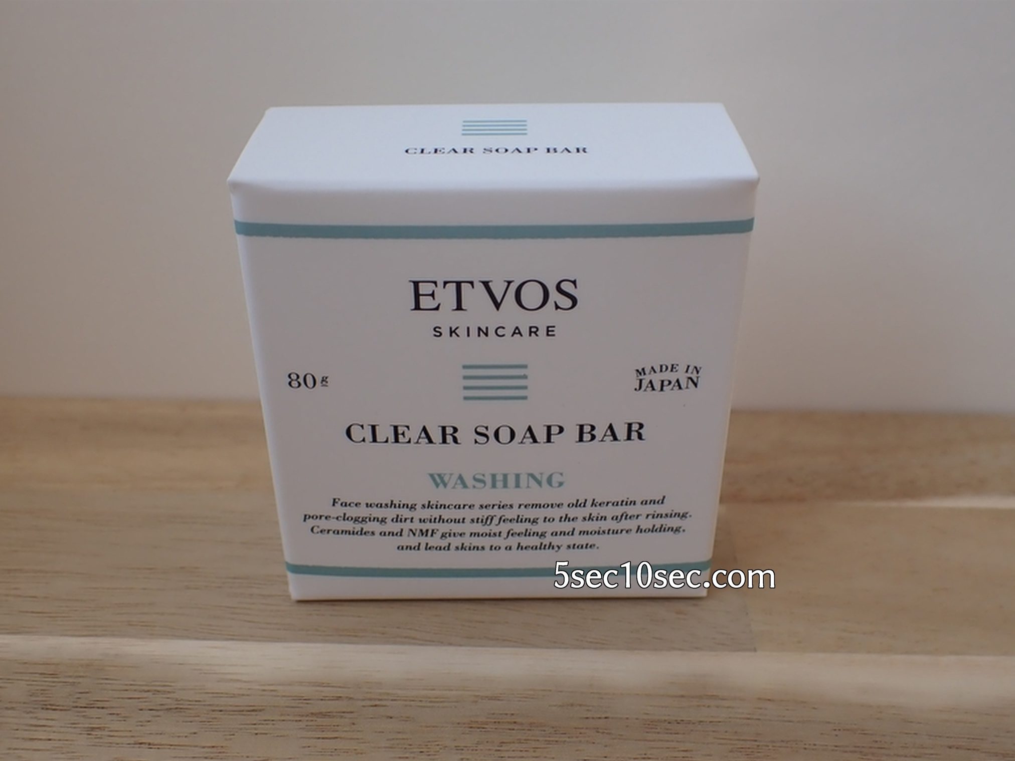 エトヴォス　ETVOS　クリアソープバー　洗顔石鹸 パッケージ写真
