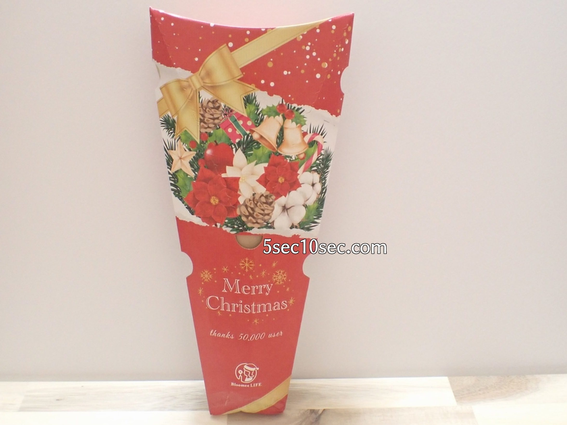 株式会社Crunch Style お花の定期便 Bloomee LIFE ブルーミーライフ レギュラープラン　クリスマスパッケージの写真