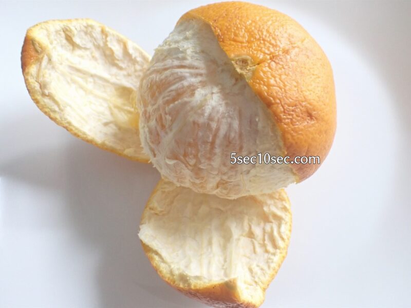 八朔、甘夏など皮が厚い柑橘の簡単な剥き方
