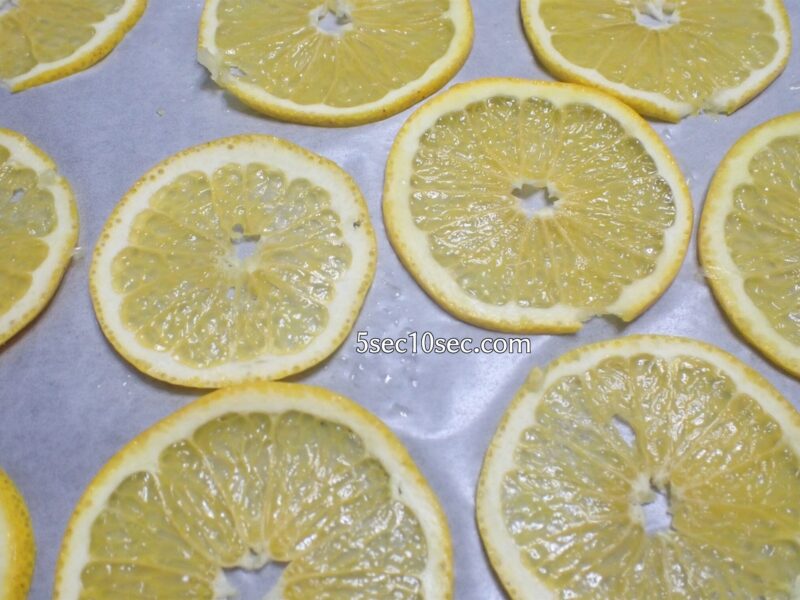 柑橘のドライフルーツの作り方、レシピ