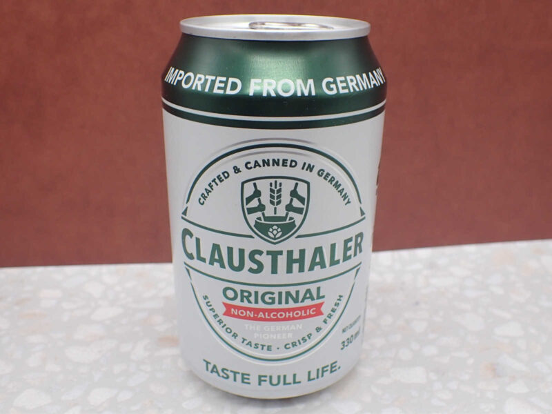 ドイツのノンアルコールビールテイスト飲料 クラウスターラー CLAUSTHALERを飲んでみました。
