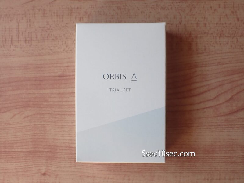 ORBIS オルビス アクア トライアルセット パッケージ写真、箱の写真