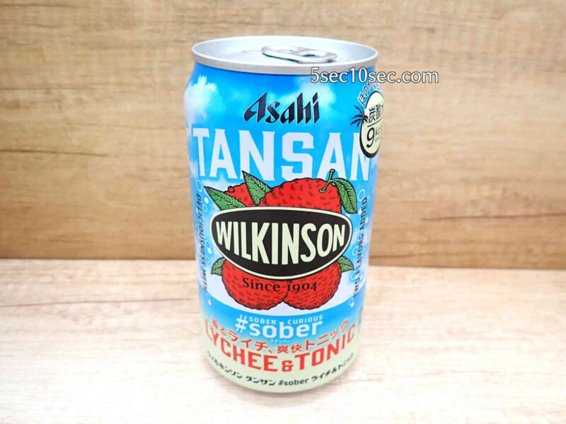 アサヒ飲料 ウィルキンソン タンサン #sober タグソバー ライチ＆トニックを飲んだ感想をレビューしています。